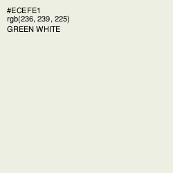 #ECEFE1 - Green White Color Image